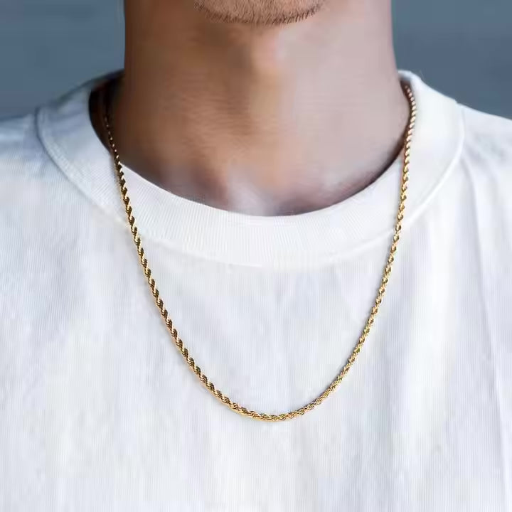 Rope Chain Gold - 3mm