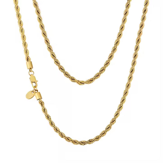 Rope Chain Gold - 3mm