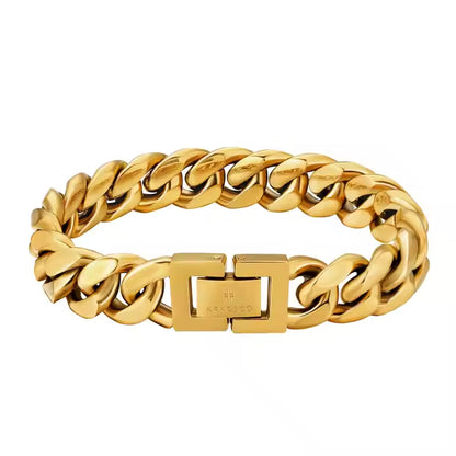 Cuban Bracelet Gold - 8mm