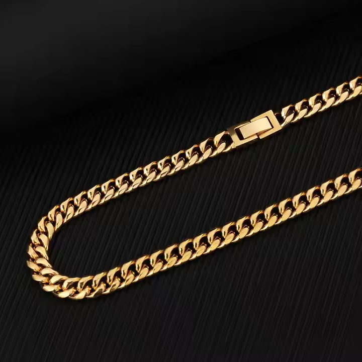 Cuban Chain Gold - 8mm