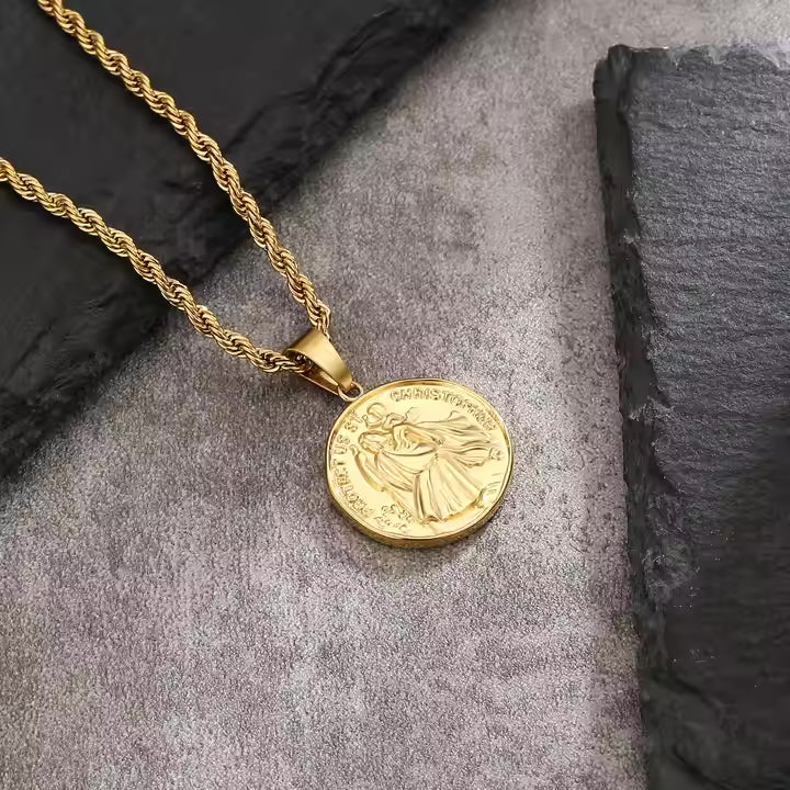 St.Christophe Pendant Gold