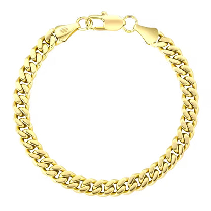 Cuban Bracelet Gold - 5mm