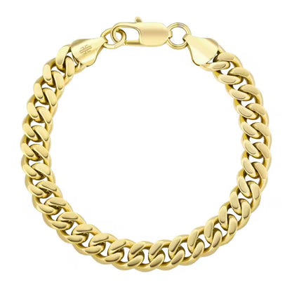 Cuban Bracelet Gold - 9mm