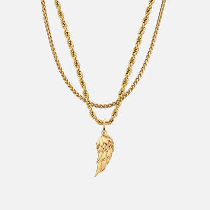 Wing Pendant Gold