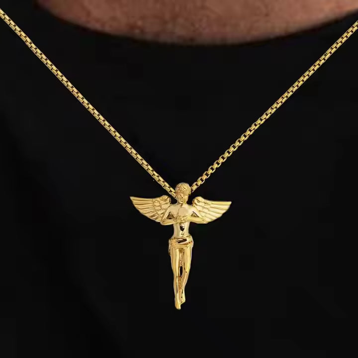 Angel Pendant Gold
