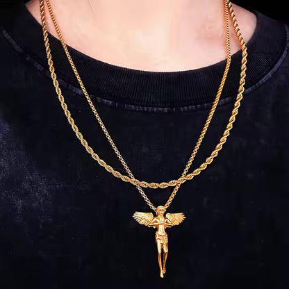 Angel Pendant Gold