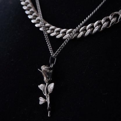 Rose Pendant Silver
