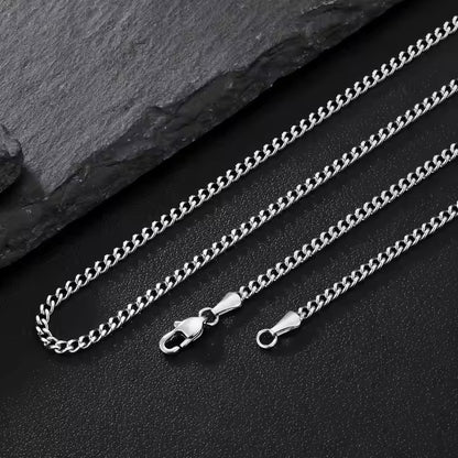 Cuban Chain Silver - 4mm