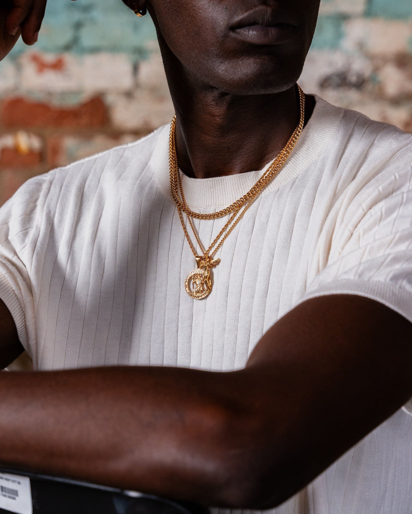 St.Chrospher Pendant Gold