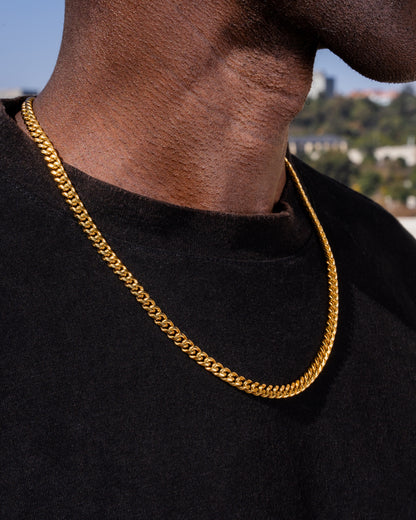 Cuban Necklace Gold - 6mm