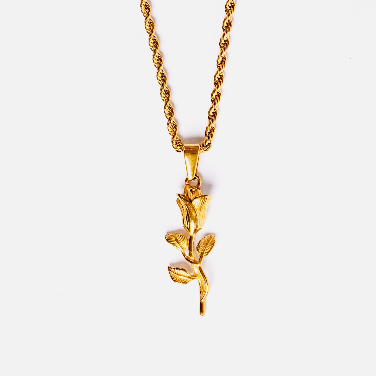 Rose Pendant Gold