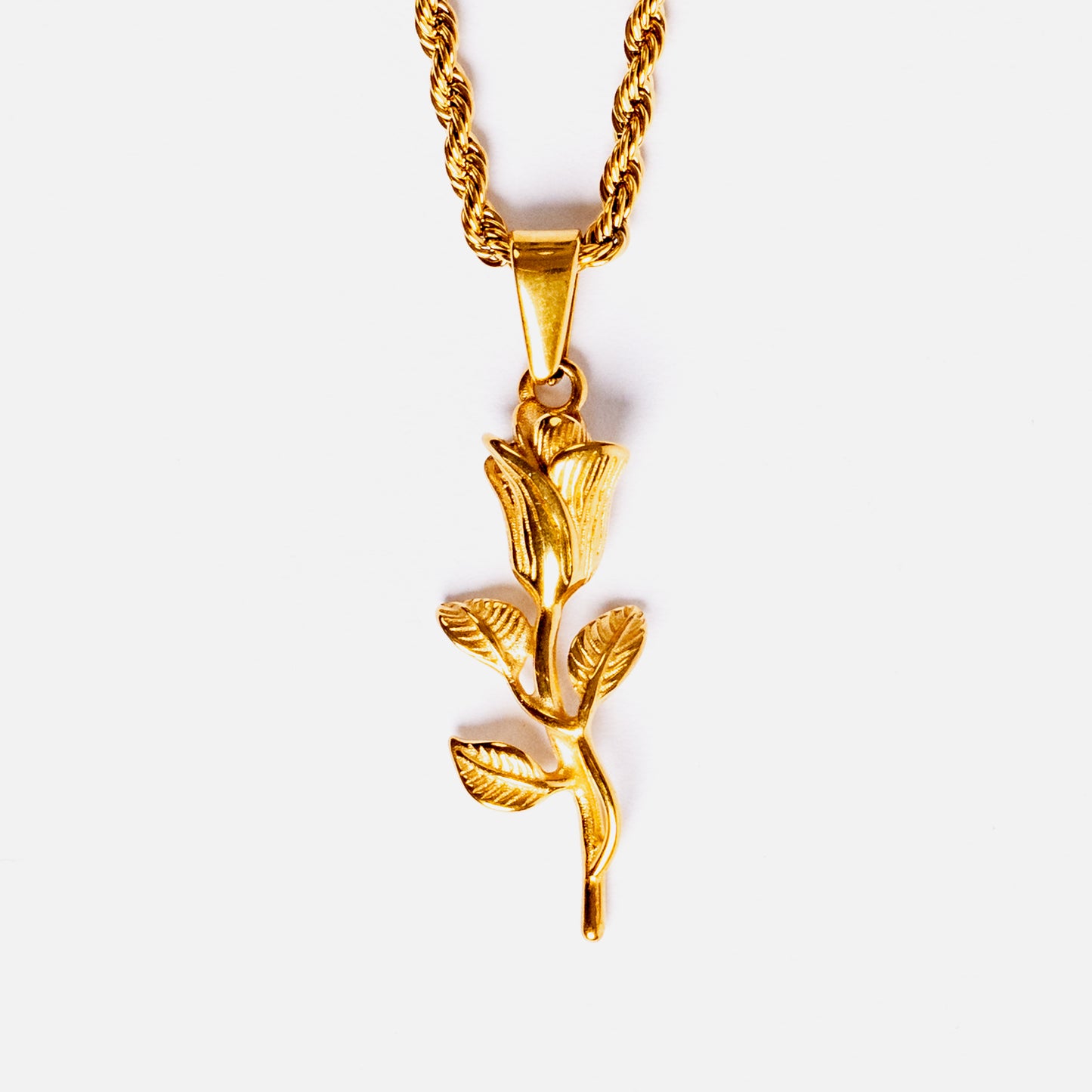 Rose Pendant Gold