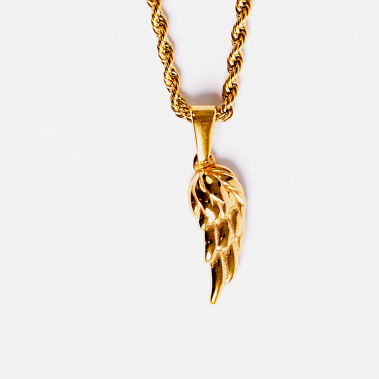 Wing Pendant Gold