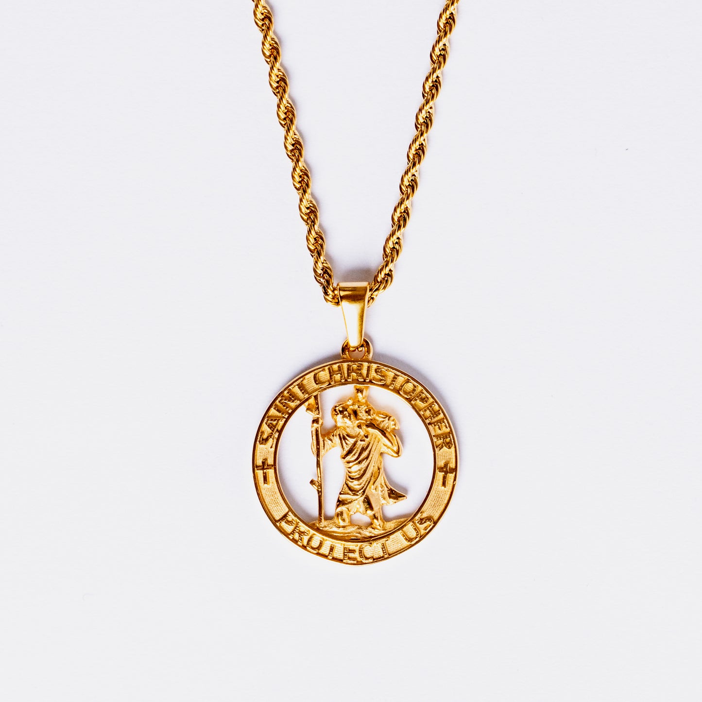 St.Chrospher Pendant Gold