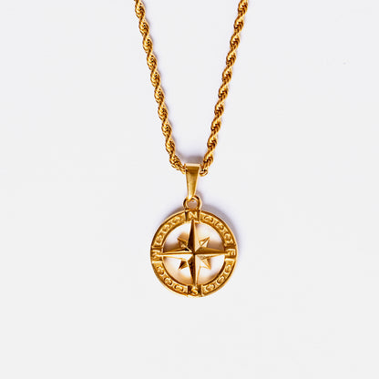 North Star Pendant Gold