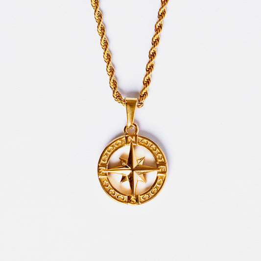 North Star Pendant Gold
