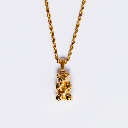 Bear Pendant Gold