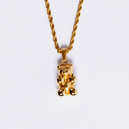 Bear Pendant Gold