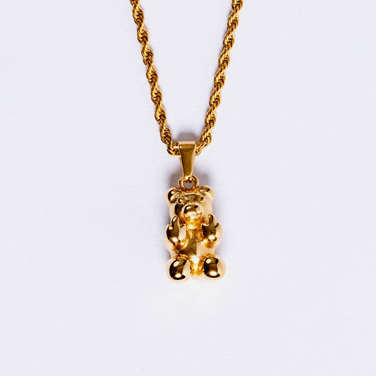 Bear Pendant Gold