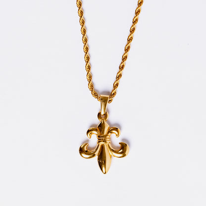 Fleur-de-Lis Pendant Gold