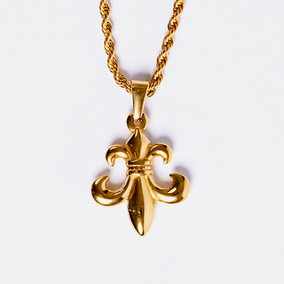 Fleur-de-Lis Pendant Gold