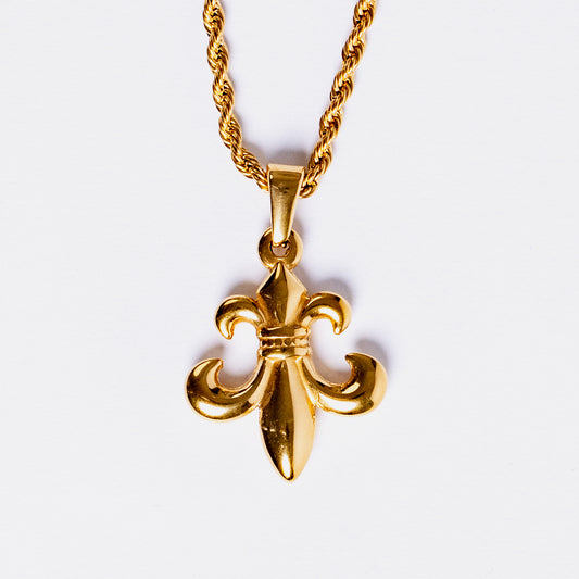 Fleur-de-Lis Pendant Gold