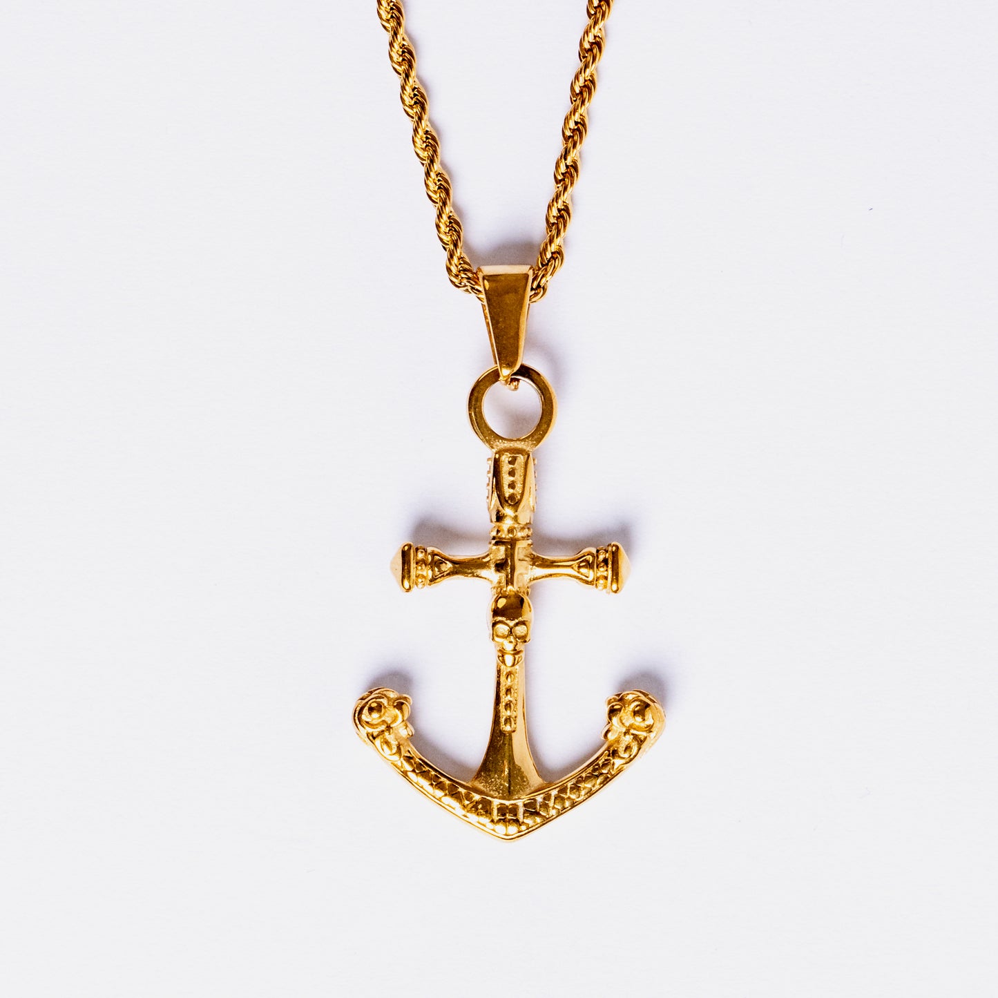 Anchor Pendant Gold