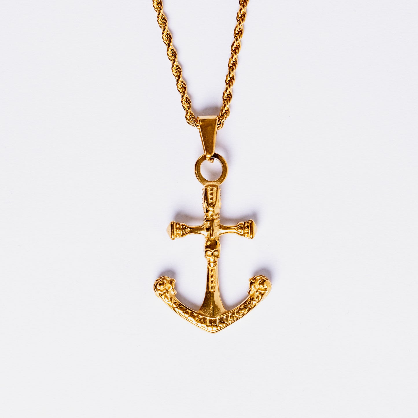 Anchor Pendant Gold