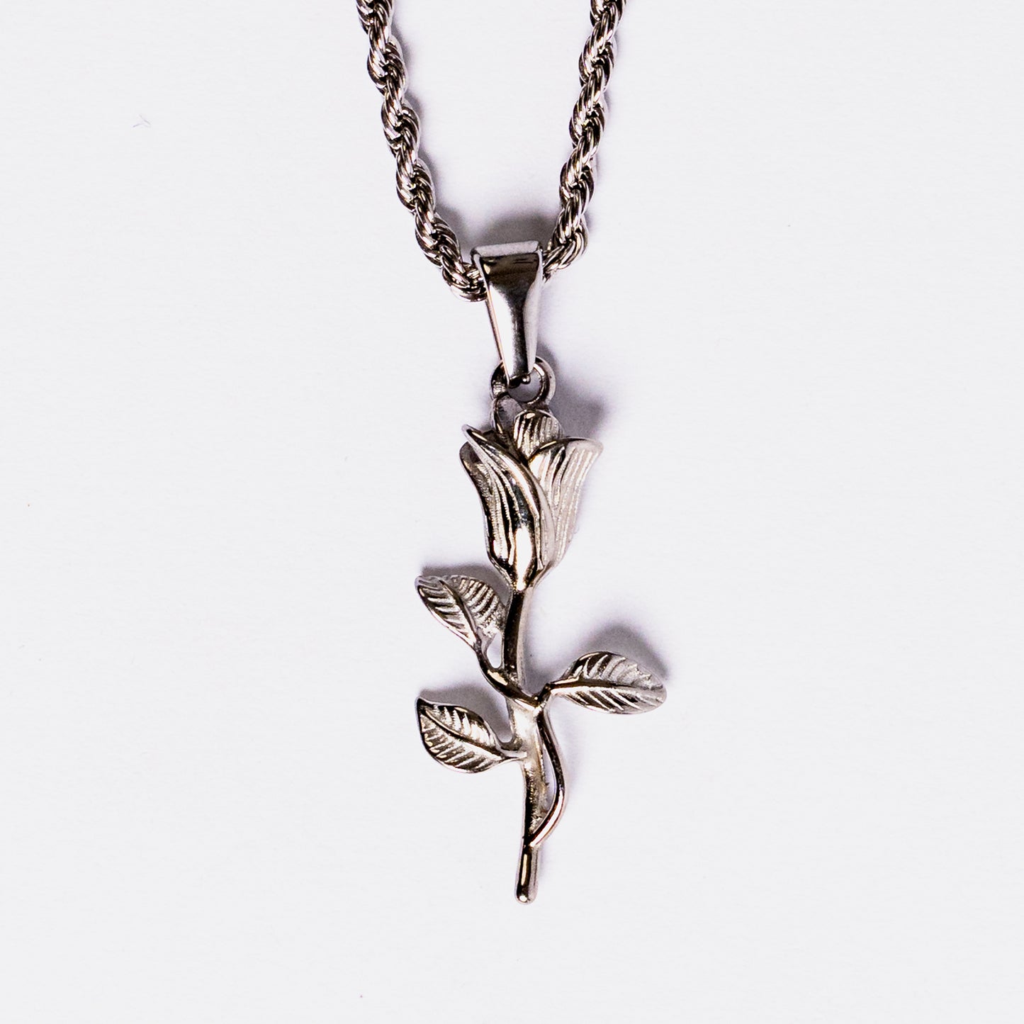 Rose Pendant Silver