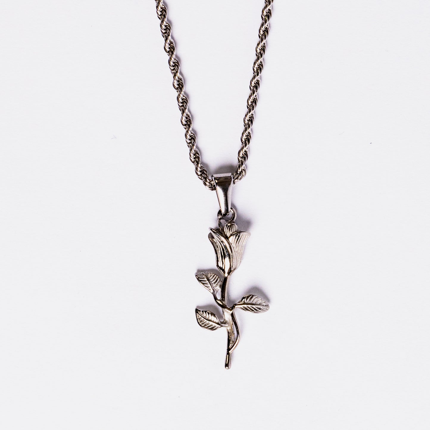 Rose Pendant Silver