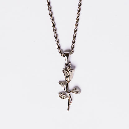 Rose Pendant Silver