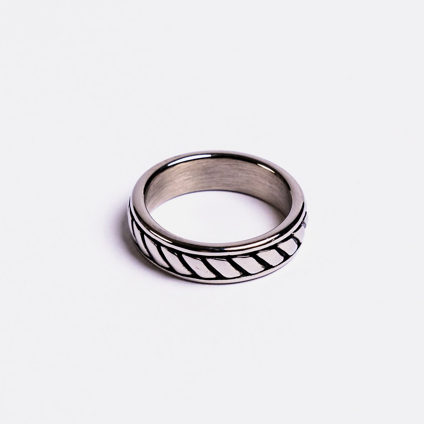 Rope Ring Silver