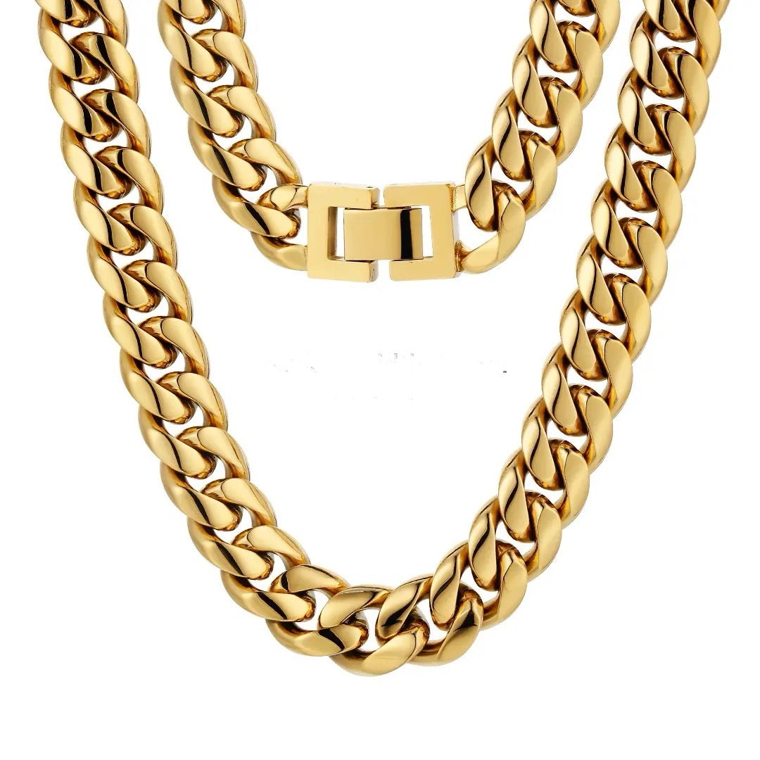 Cuban Chain Gold - 8mm