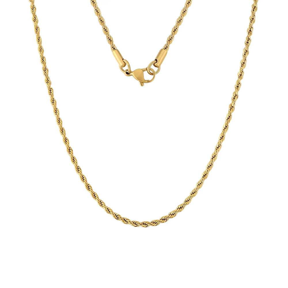 Rope Chain Gold - 2.5mm