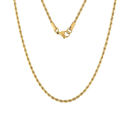 Rope Chain Gold - 2.5mm