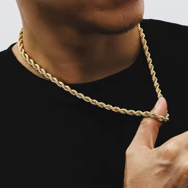 Rope Chain Gold - 6mm