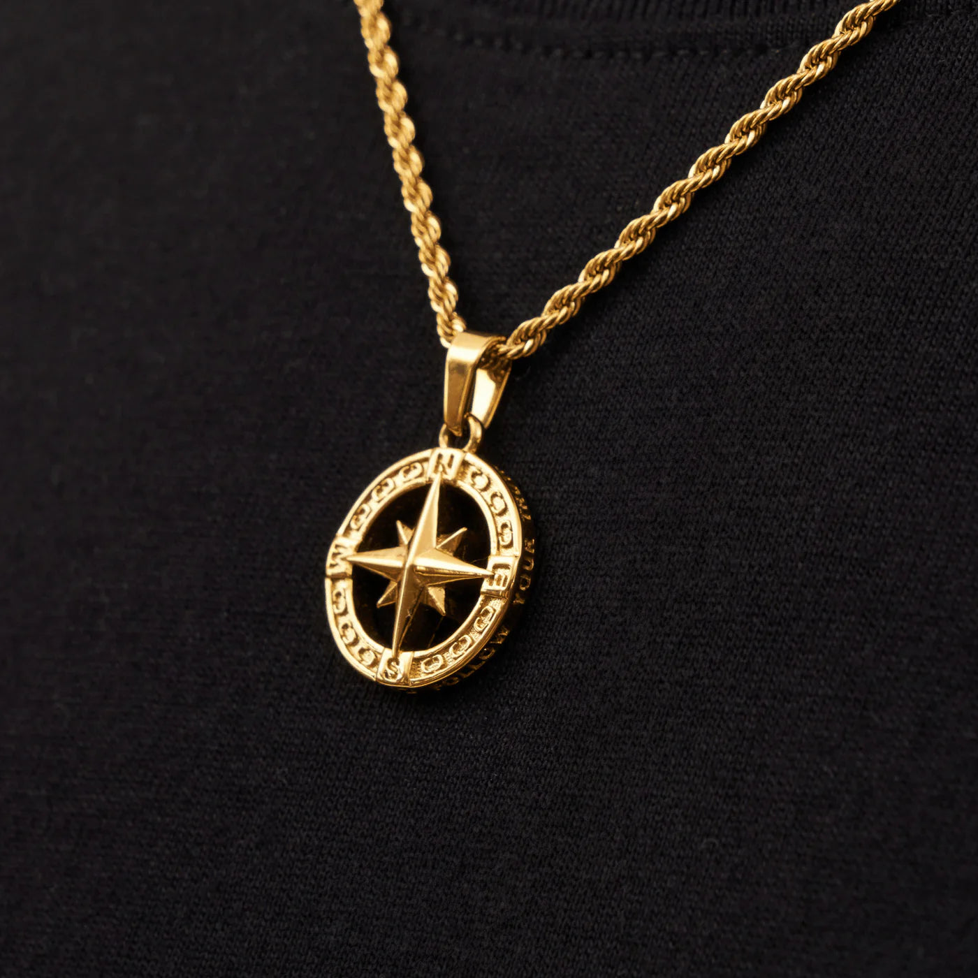 North Star Pendant Gold