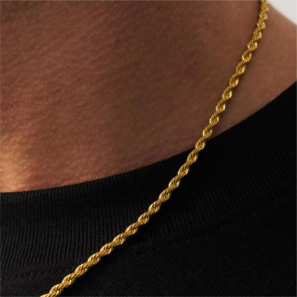 Rope Chain Gold - 3mm