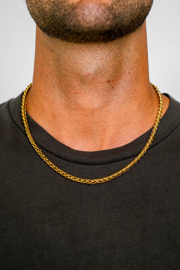 Wheat Chain Gold - 5mm
